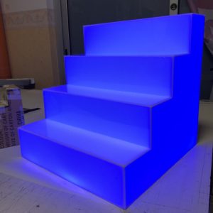 Espositore luminoso RGB porta bottiglie - immagine 5