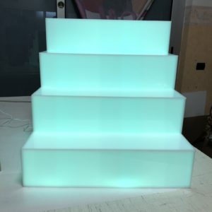 Espositore luminoso RGB porta bottiglie - immagine 6